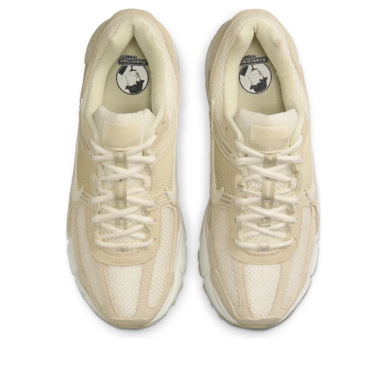Nike Zoom Vomero 5 Cream & Beige Sneakers with Textured Lining