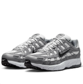 Nike P-6000 Silver Gray & White Sneakers with Black Swoosh