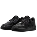 Nike Air Force 1 Low Black Snakeskin-Effect Sneakers with Kobe Details