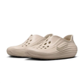 Nike Beige Perforated Slip-On Shoes with Sculpted Wave Design