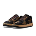 Nike Air Force 1 Low Brown & Black Woodland Camo Sneakers