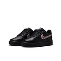 Nike Air Force 1 Low Black Leopard Print Swoosh Sneakers
